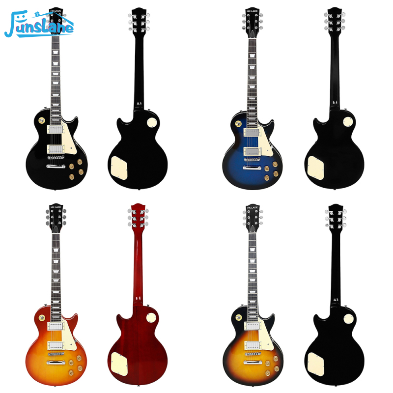 FunsLane Electric Guitar 22 Fret Starter Guitar Wooden Electric Guitar Musical Instruments For Professional Performance Guitar Beginner ราคา 10,092 บาท*ส่งฟรี