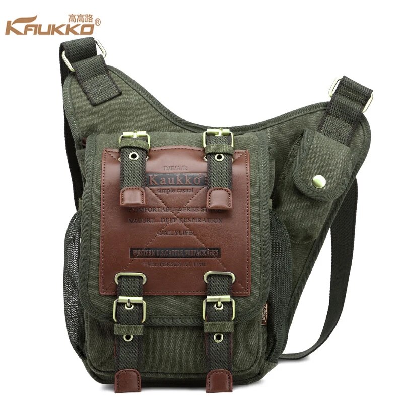 ZZOOI Vintage Nylon Canvas Men's Messenger Bag Casual Shoulder Bag Crossbody Bags For Men Travel Bags Handbags Male Bolsa ราคา 1,260 บาท*ส่งฟรี