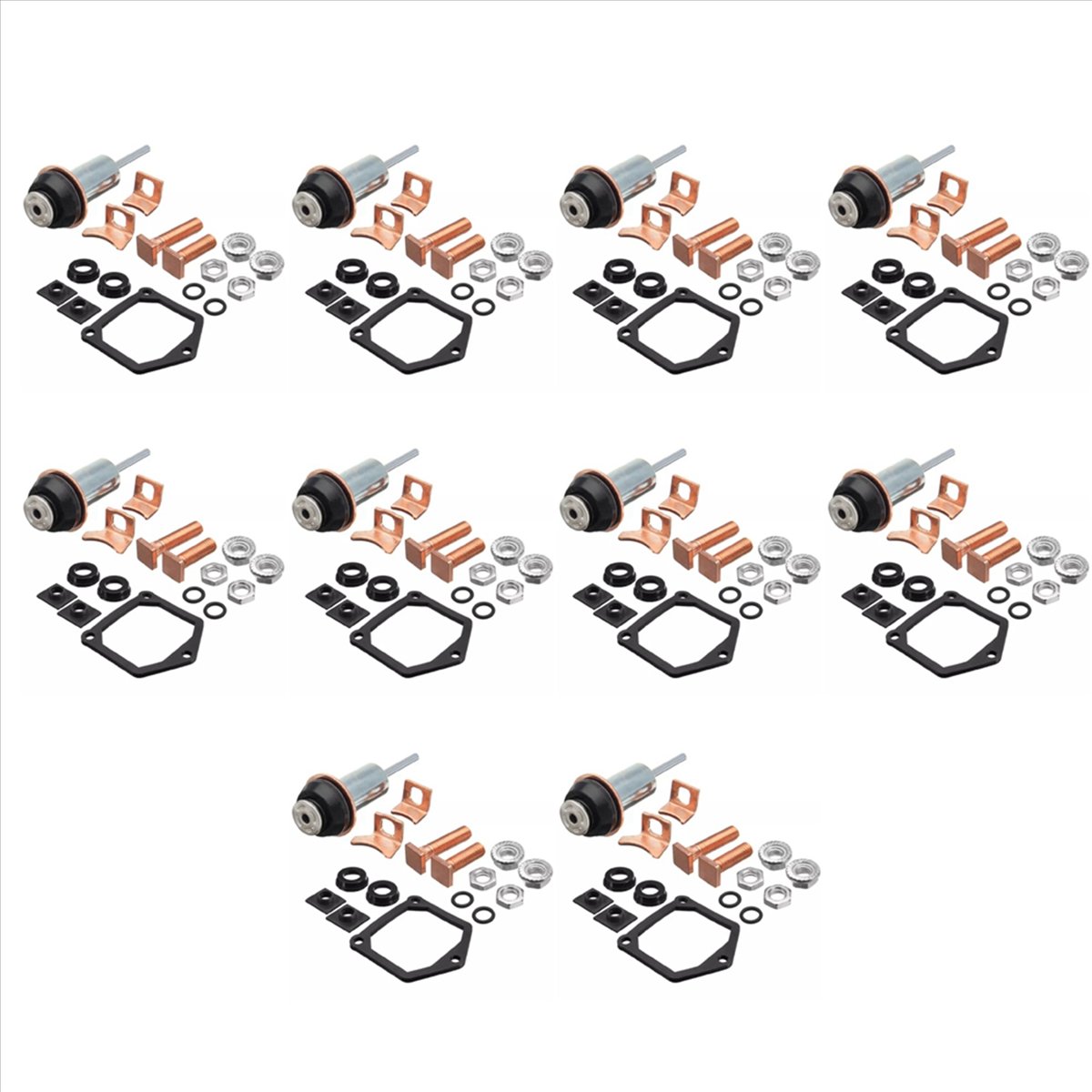 (BENW) 10X Universal Motor Starter Solenoid Repair Rebuild Kit Plunger Contacts Set for Toyota Subaru Honda ราคา 3,517 บาท*ส่งฟรี