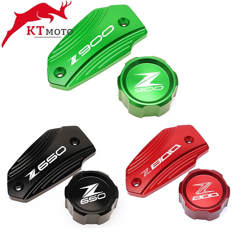 Cho Kawasaki Z900 Z650 Z800 Z 900 800 650 2013-2022 Xe Máy CNC Phía Sau & Phanh Trước Bình chứa dung dịch Cap Xi Lanh Bìa