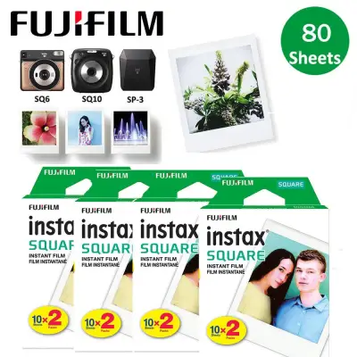 Fujifilm Instax SQUARE Film 80 Sheets Papers For Fuji SQ10 SQ6 Share SP-3 Instant Photo Camera