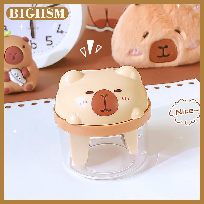 BIGHSM Phim hoạt hình dễ thương capybara bút chì mài cầm tay mini Hướng dẫn sử dụng bút chì mài Văn Phòng TrườNg cung cấp sinh viên văn phòng phẩm quà tặng