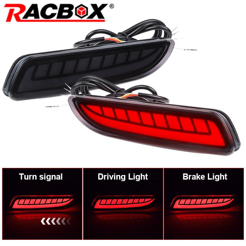 Xe Phía Sau Bumper LED Phanh Đuôi Ánh Sáng Màu Đỏ Lái Xe Đèn Chảy Lần Lượt Tín Hiệu Sương Mù Ánh Sáng Phản Xạ Cho Toyota Corolla Chéo 2022 2023