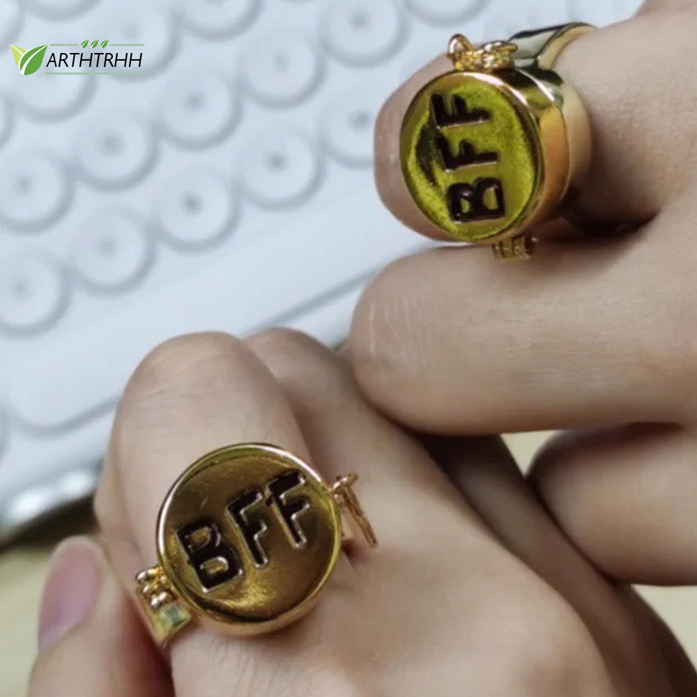 ARTH-Toys Cute BFF Friendship Ring Aesthetic Cute Rings Adjustable Anime