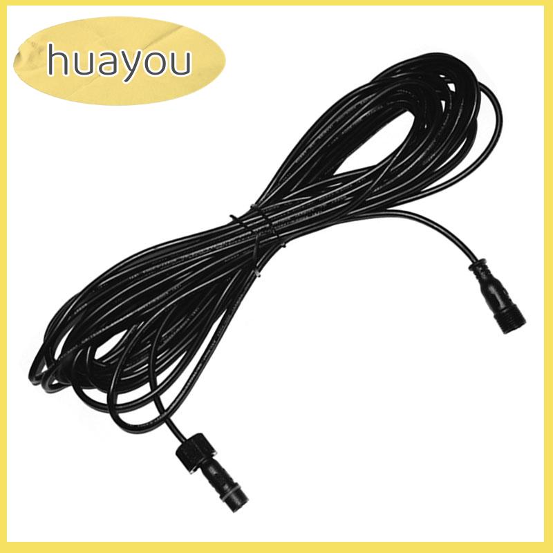 huayou 5m đôi lỗ cắm LED năng lượng mặt trời ánh sáng mở rộng cáp không thấm nước ngoài trời đèn pha ánh sáng đường phố dây đèn dây