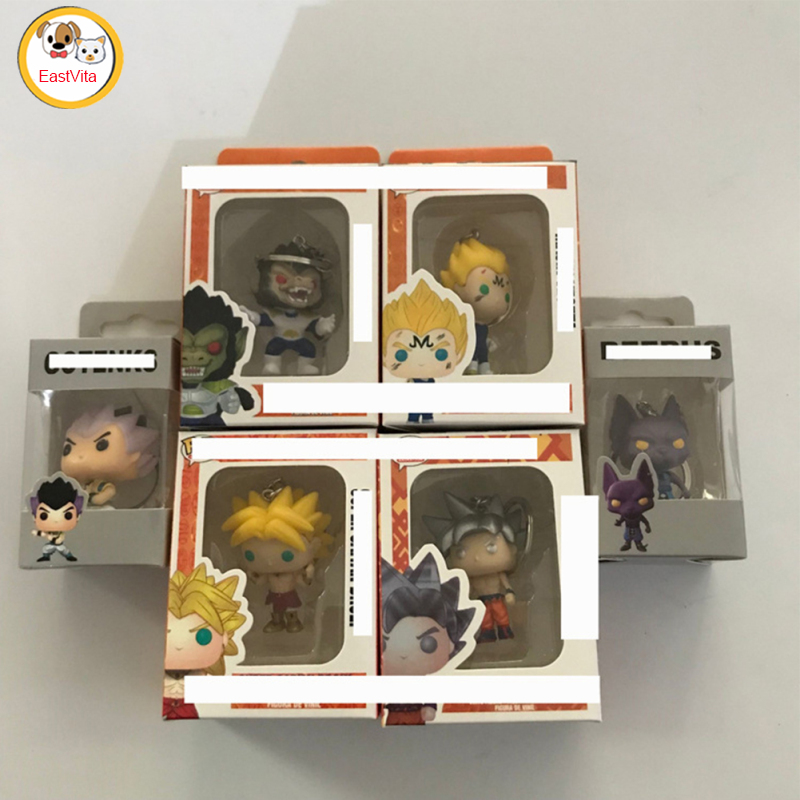 Dragon Ball Keychain Pendant Fashion Cartoon Anime Figure Key Ring For