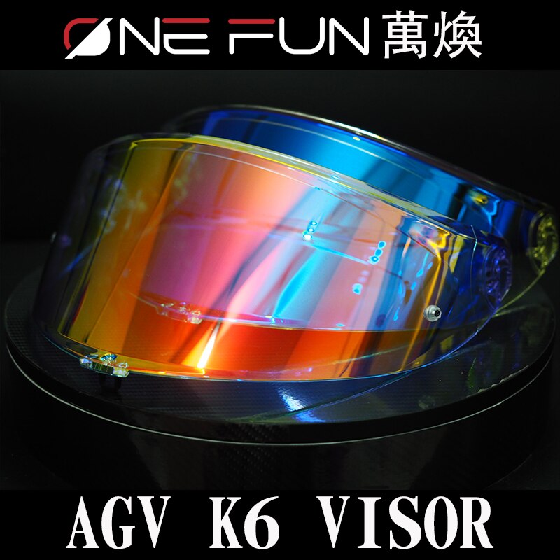 K6 Helmet Visor Motorcycle Full Face Helmet Shield Visor Night Vision Visor Case Mask Glasses For AGV K6
