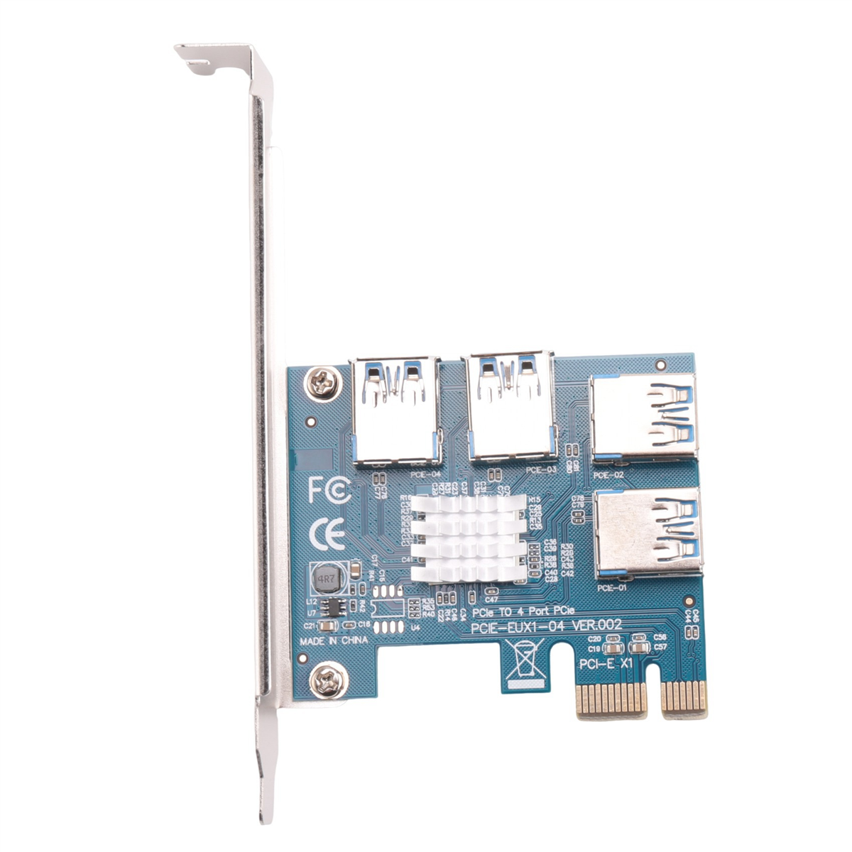 PCI Express Card Multiplier PCIE 1 to 4 USB GPU X1 X16 PCI-E Riser Card Video Card for Mining Computer Parts