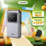 Pin sạc dự phòng không dây từ tính 5000mAh Ugreen UNO sạc nhanh PD 20W | Màn LED Robot | BH 18 tháng 1 đổi 1 | 35605B