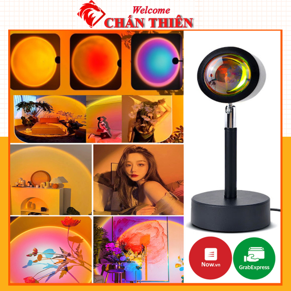 Đèn hoàng hôn đèn quay video livestream chuyển được 4 màu dễ dàng sử dụng quay được 180 độ