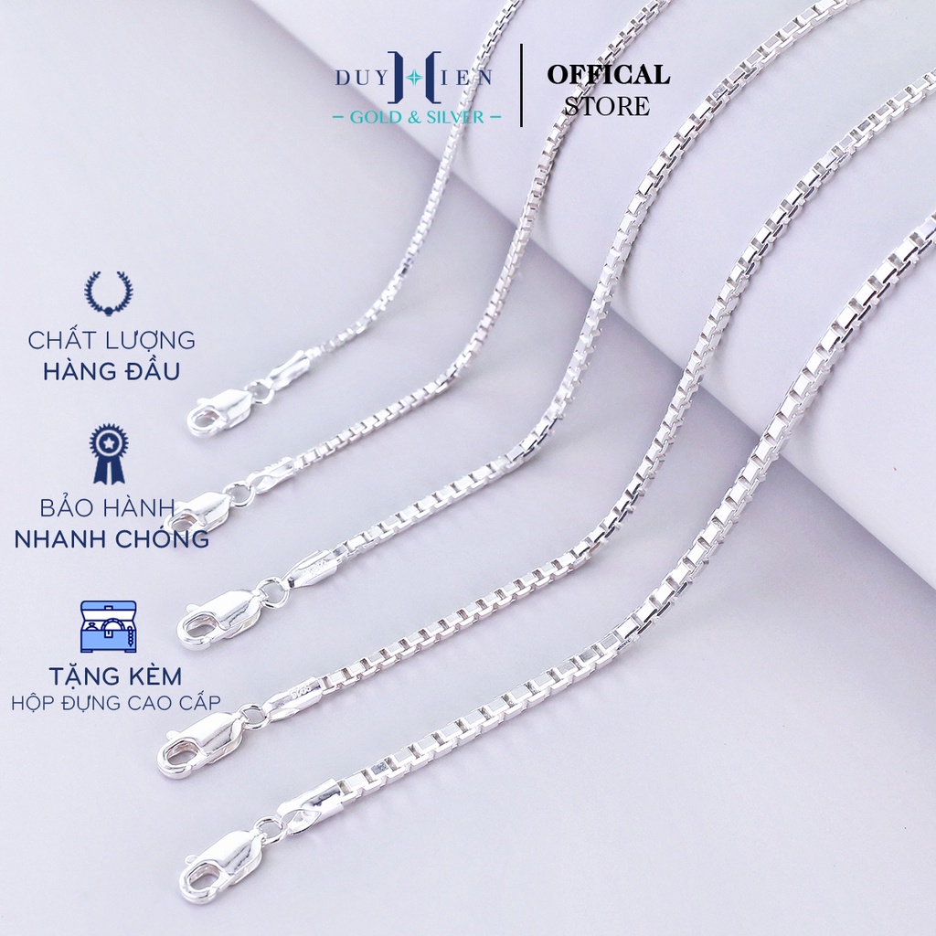 Dây Chuyền Bạc Duy Hiển S925 Sợi Mì Siêu Mềm Mại Đủ 5 Size Dễ Kết Hợp Đeo Mặt