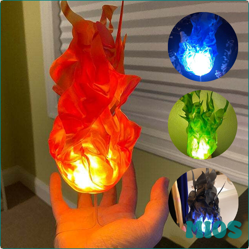 [Mios] Halloween dekor requisiten cosplay FEUER Flamme atmosphäre licht kreative Đảng dekoration requisiten mô phỏng schwimmende feuerball lampe ☆