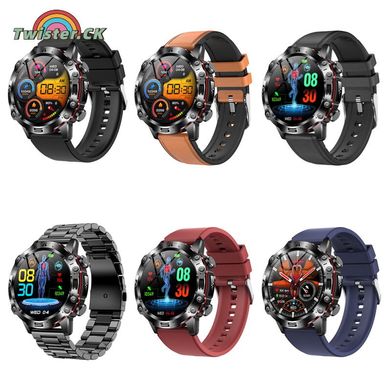 ET482 Smart Watch 1.43 Inch Screen Smart Watches Answer/Make Call Tracker Blood Pressure Blood Oxygen Heart Rate Monitoring ราคา 1,571 บาท*ส่งฟรี