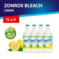 Zonrox Bleach Lemon (1 Liter) Set of 4