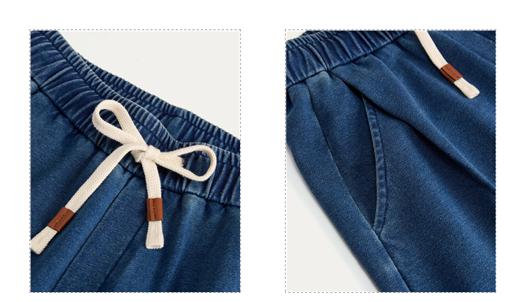 Giordano da donna Pantaloni in coccoon in denim sintetico con elastico in vita Spedizione gratuita 18415504