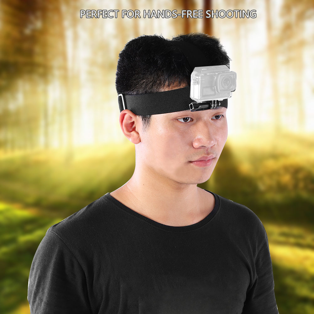 Action Camera Headband VBESTLIFE Elastic Adjustable Nylon Headband Head
