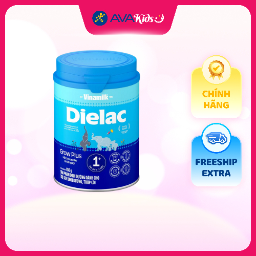 Sữa bột Dielac Grow Plus 1+ HT 850g (sữa non) - Hộp - Hàng chính hãng