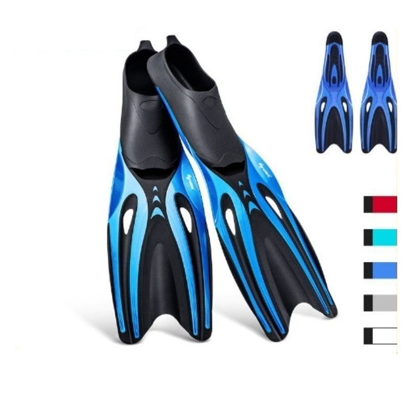 Vây dài cho spearfishing dành cho người lớn ống thở dụng cụ lặn chuyên nghiệp TPR POM polyformaldehyde nhựa