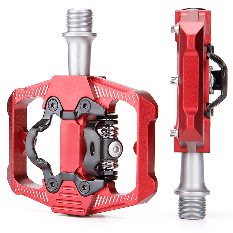 Xe đạp mái chèo SPD Cleats footrest tự khóa cho đi xe đạp vòng bi Bàn đạp xe đạp leo núi Xe đạp leo núi tự động pedalen Clip bàn đạp