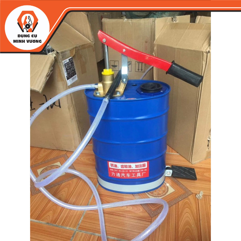 Bình bơm dầu cầu 10L, bình bơm dầu nhớt cao cấp BBD _ Dụng Cụ Minh Vương