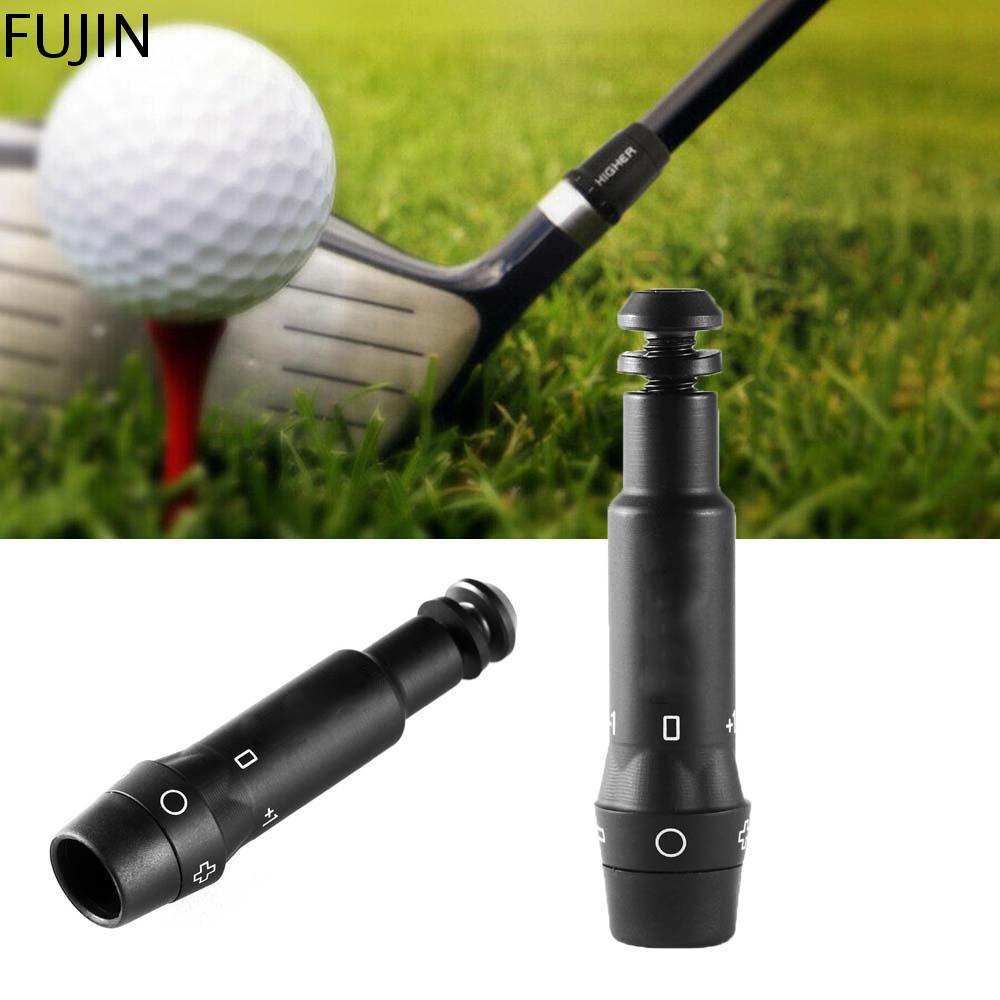 FUJIN Màu đen Tay phải Kích thước đầu tip 0,335 andquot;0,350andquot; Câu lạc bộ Shaft Hợp kim nhôm Sản phẩm làm câu lạc bộ gôn Vỏ bọc tay gôn Kết nối câu lạc bộ gôn Bộ điều hợp trục gôn Phụ kiện chơi gôn
