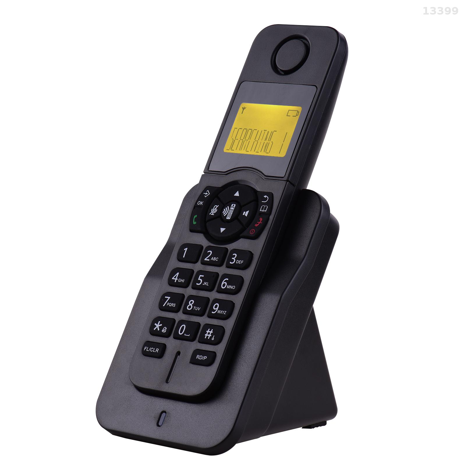 Bisofice Expandable Cordless Phone Telephone with LCD Display Caller ID 50 Phone Book Memories Hands-free Calls Conference Call 16 Languages Support 5 Handsets Connection for Office Business Home Family ราคา 936 บาท*ส่งฟรี
