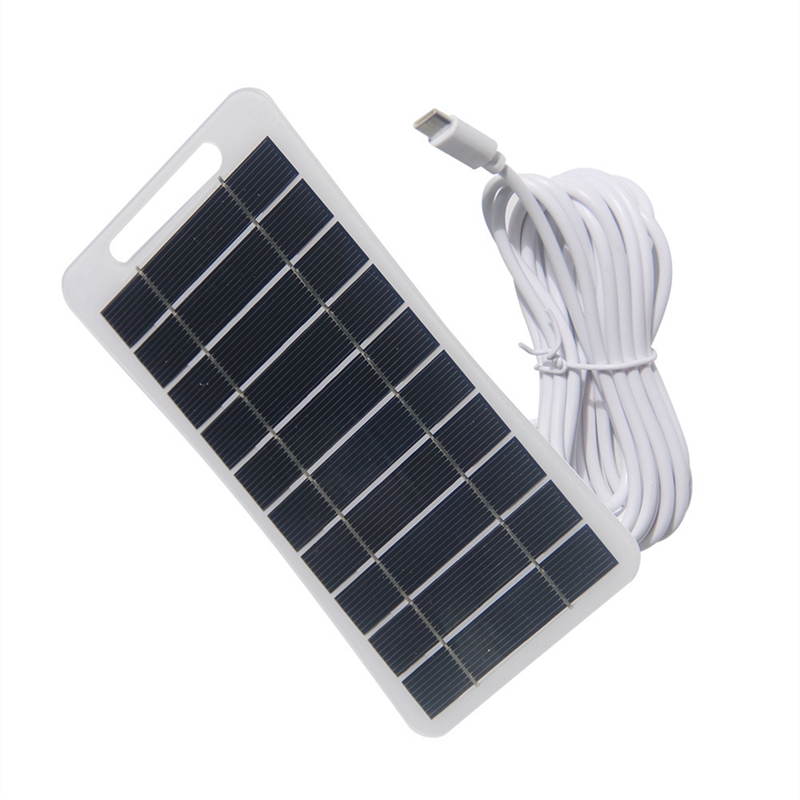 (BYZM) 5V 2W Mini Solar Panel, USB Solar Charger Micro-Type Solar Panels, Portable Solar Panel for Phone Household Lighting