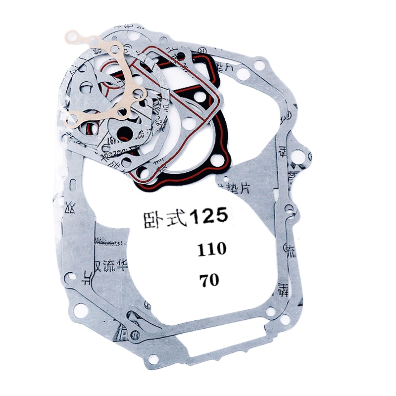 Ngang động cơ miếng đệm xi lanh Bộ gioăng hoàn chỉnh Bộ gioăng cho 70cc 90CC 110cc 125cc ATV Dirt Bike xe Go-Kart xe máy gắn Bàn Đạp Xe Scooter