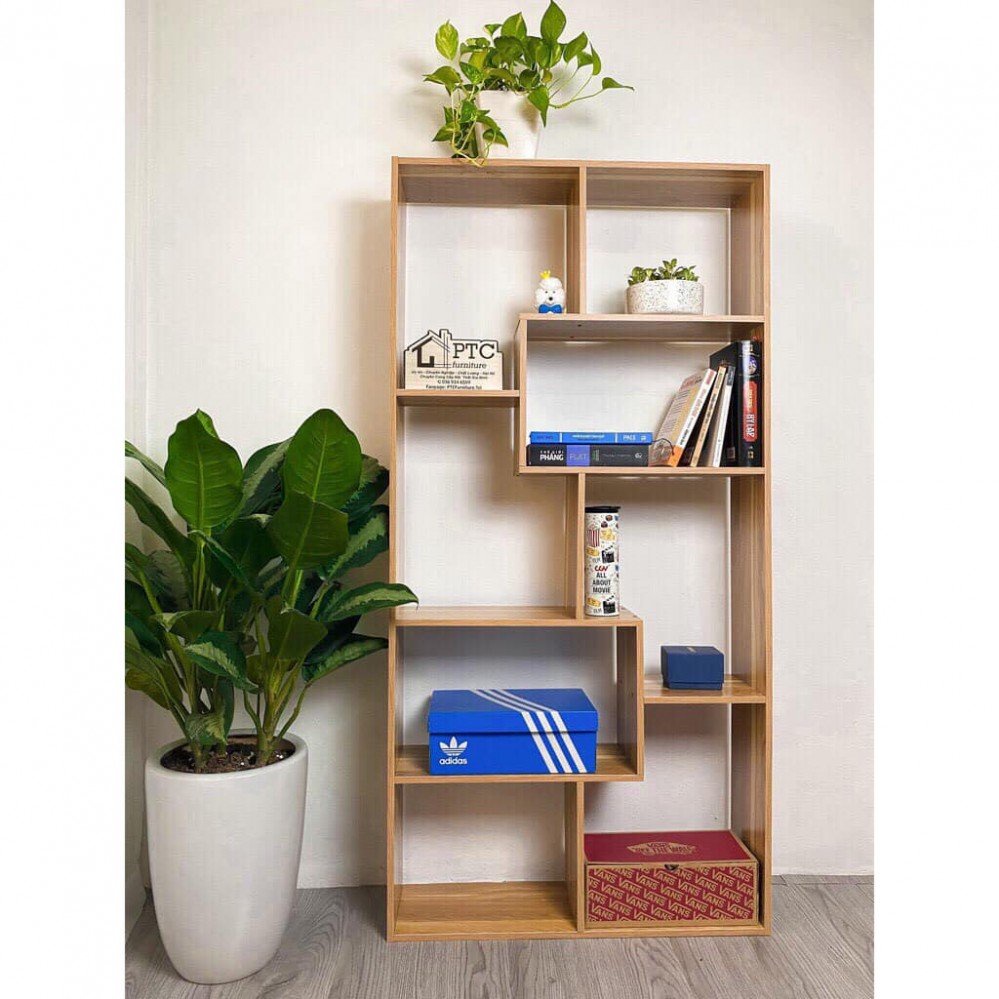 Kệ Sách Để Sàn Nhiều Ngăn Giá Kệ Hình Chữ U Lắp Ghép Nhiều Màu Sắc