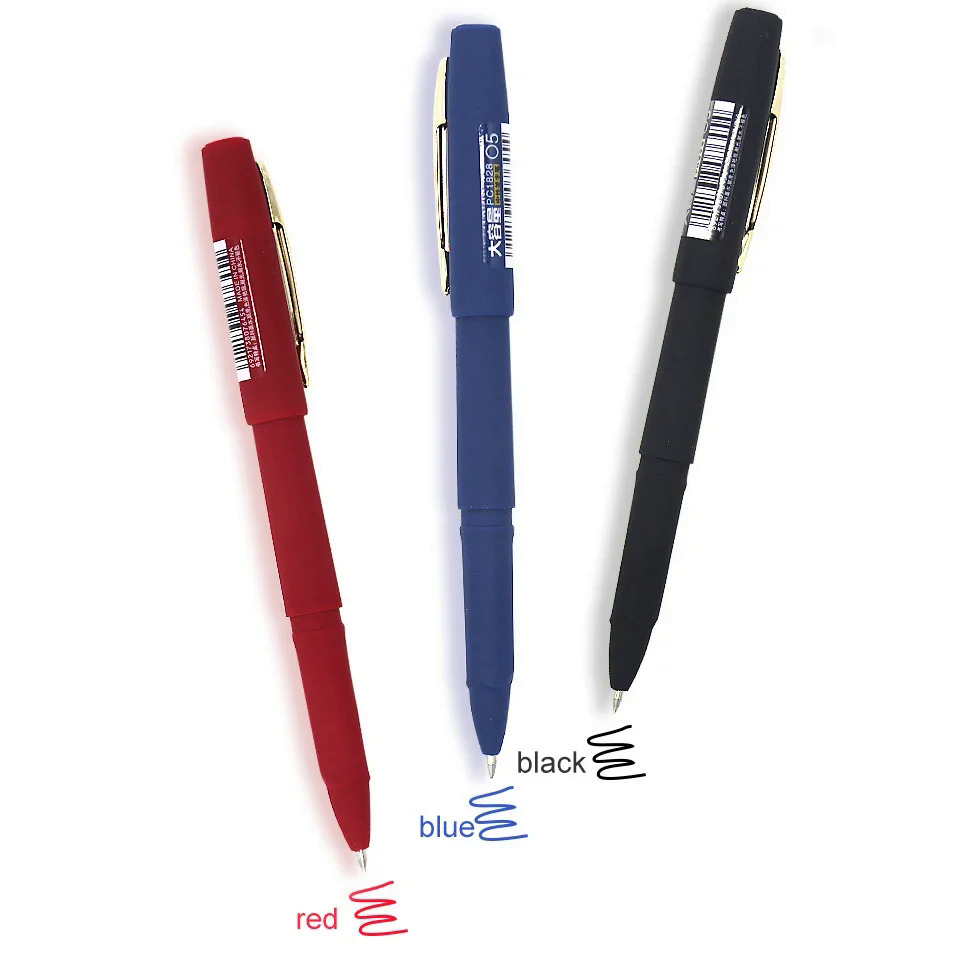 1PC Baoke công suất lớn mực gel bút đen xanh đỏ Dark-Blue 0.5mm 0.7mm 1.0mm viết gel bút văn phòng phẩm cho văn phòng trường học
