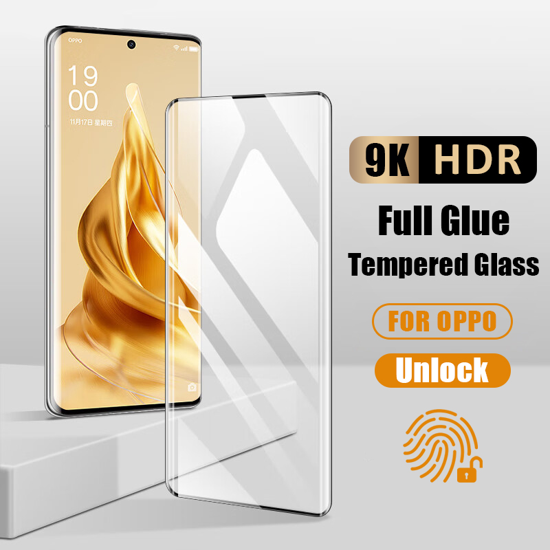 Cho Oppo RENO 10 5G HD chống cháy nổ miếng dán bảo vệ điện thoại Kính cường lực Cong