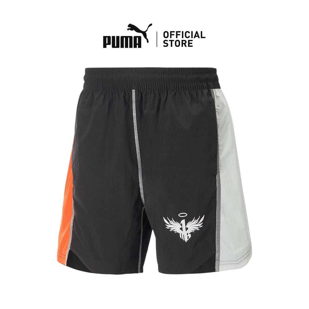 Melo One Stripe Basketball Shorts Men, Hot Coral, PUMA Shop All Puma