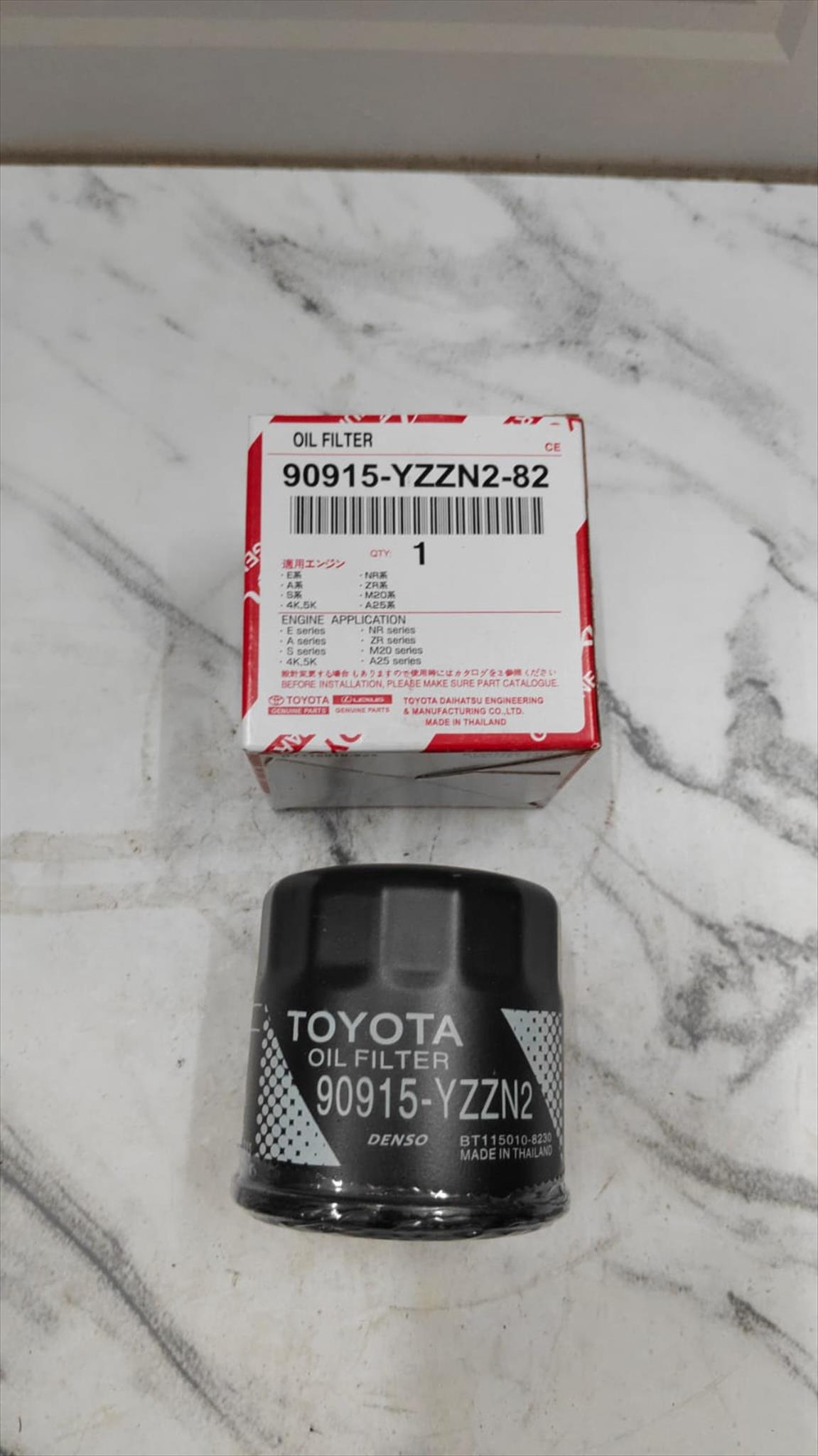 Filter Oli Toyota Zenix Sienta Alphard Yaris Vios 90915-YZZN2 Harga 36,999 rupiah*Gratis Ongkir