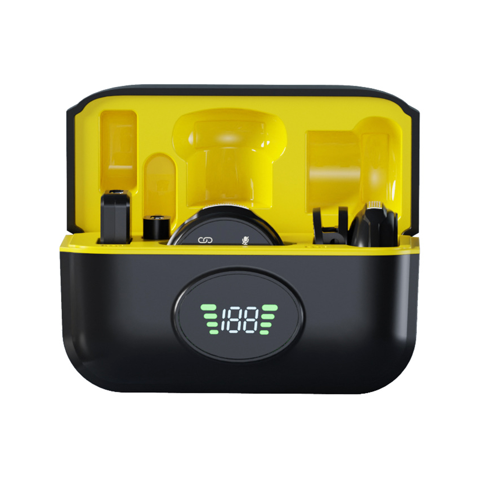 LM Anti-interference Lavalier Microphone Wireless Lavalier Microphone Professional Wireless Lavalier Microphone for Crystal Clear Sound Recording Perfect for 360-degree Pickup Ideal ราคา 689 บาท*ส่งฟรี