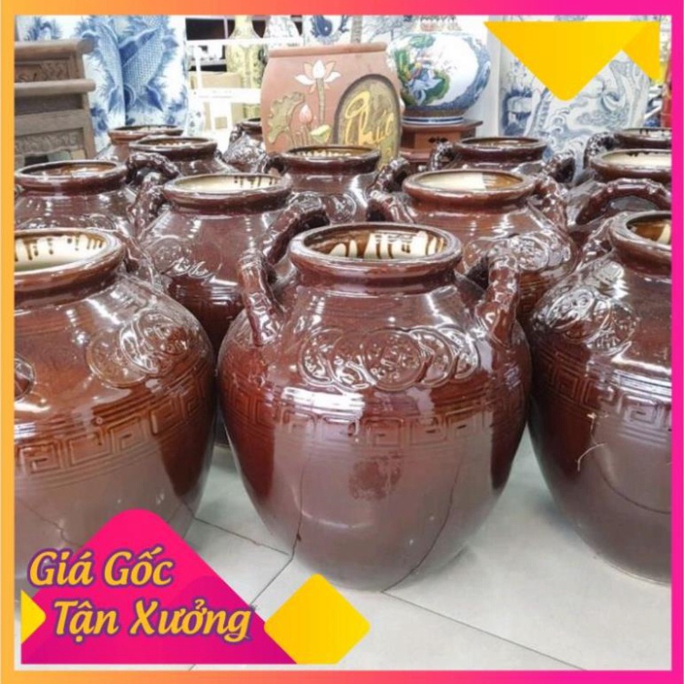 Chum sành bát tràng to ngâm rượu 10L , 20L , 30L *BAO BỂ VỠ*