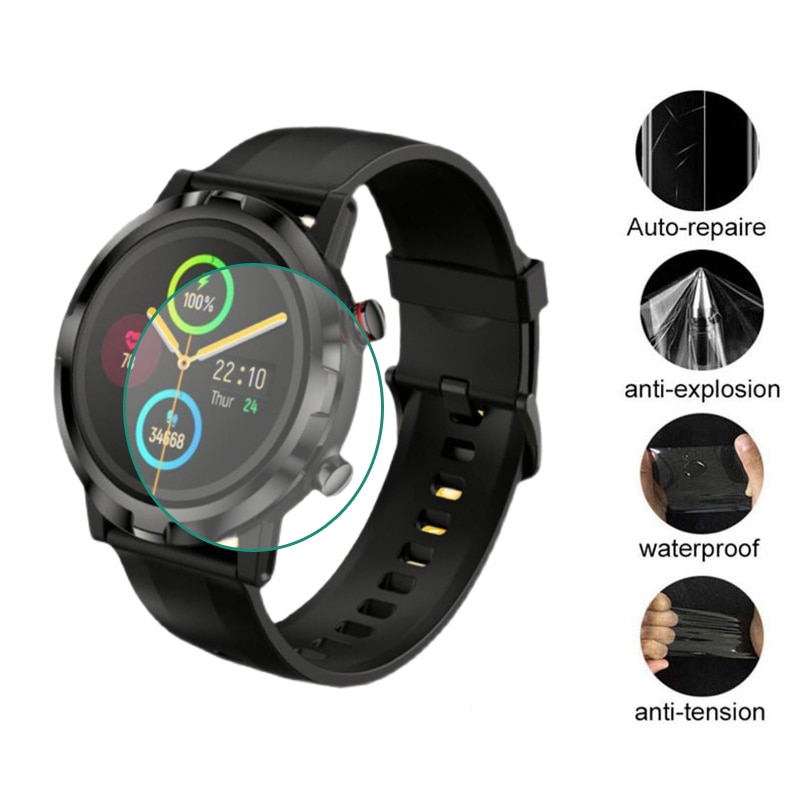 5pcs Anti-shock Soft TPU Clear Protective Film For Haylou RT LS05S Bluetooth Smartwatch Men Sports Full Screen Protector Cover