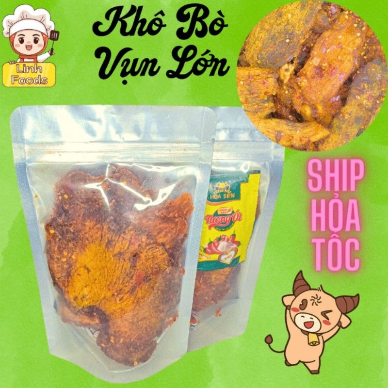 Khô bò vụn loại lớn - khô bò miếng vụn loại 2