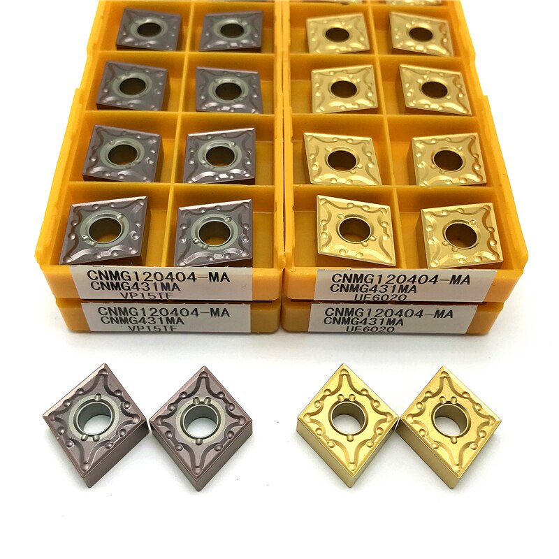 Cnmg120404 ma vp15tf external turning tools carbide inserts cutting tool cnc tools cnmg 120404 lathe cutter tools turning insert