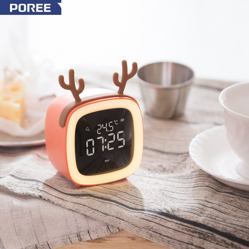 Đồng Hồ Báo Thức Đa Chức Năng Để Bàn Điện Tử Thông Minh Hiện Nhiệt Độ Phòng Kèm Đèn Ngủ Led Digital Clock Flyco Decor - Hàng nhập khẩu Cổ Điển trang trí đẹp phòng khách Treo Tường- Cung Cấp máy cạo râu tông đơ cắt tóc Việt Nam