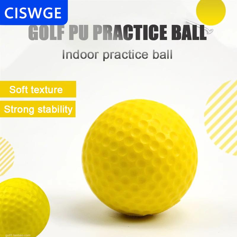 [COD] CISWGE  42Mm Hỗn Hợp Màu Sắc PU Bọt Rắn Bọt Biển Mềm Bóng Trong Nhà Golf Thực Hành Bóng Đồ Chơi Bóng