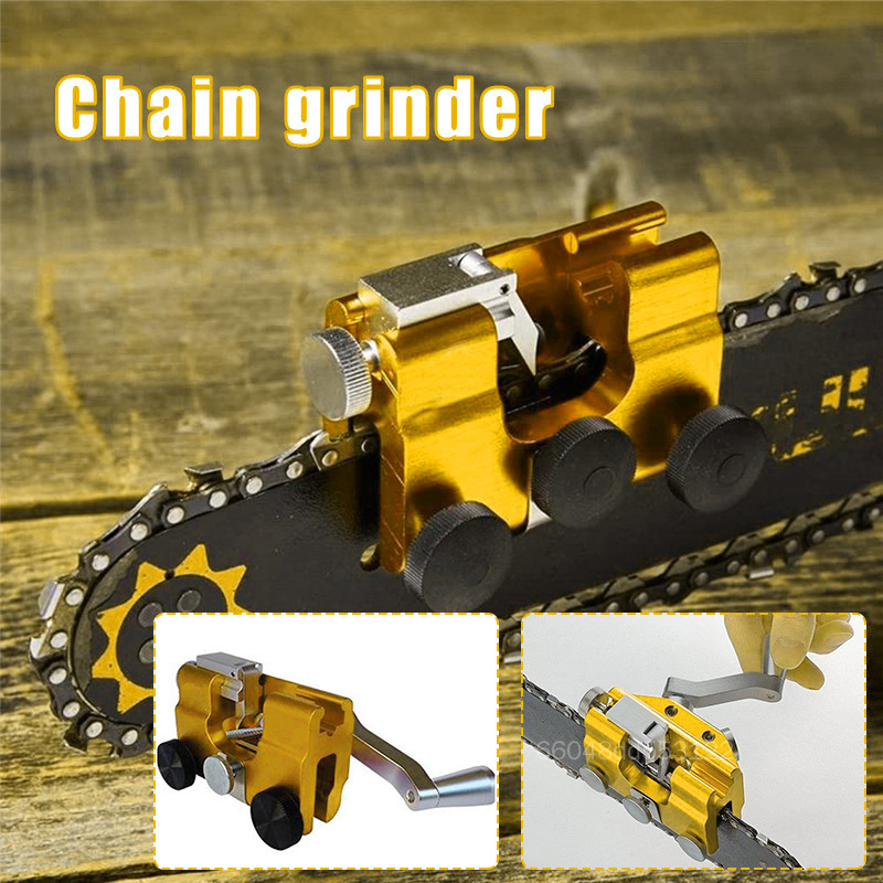 Hand Cranked Chainsaw Grinder Save Time and Energy Sharpener for Electric Chain Saw and Hydraulic Saw HWHJ-MY