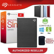 Seagate Backup Plus Slim Hard Drive - Portable and Reliable