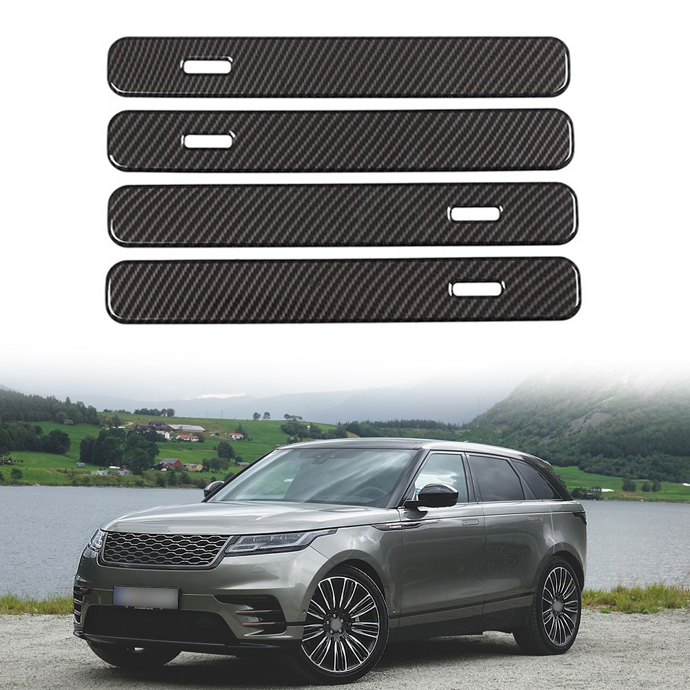 Mileauto nâng cấp Rover cho phạm vi của bạn cho velar với tay cầm sợi carbon 4x Bộ trang trí Giao hàng nhanh