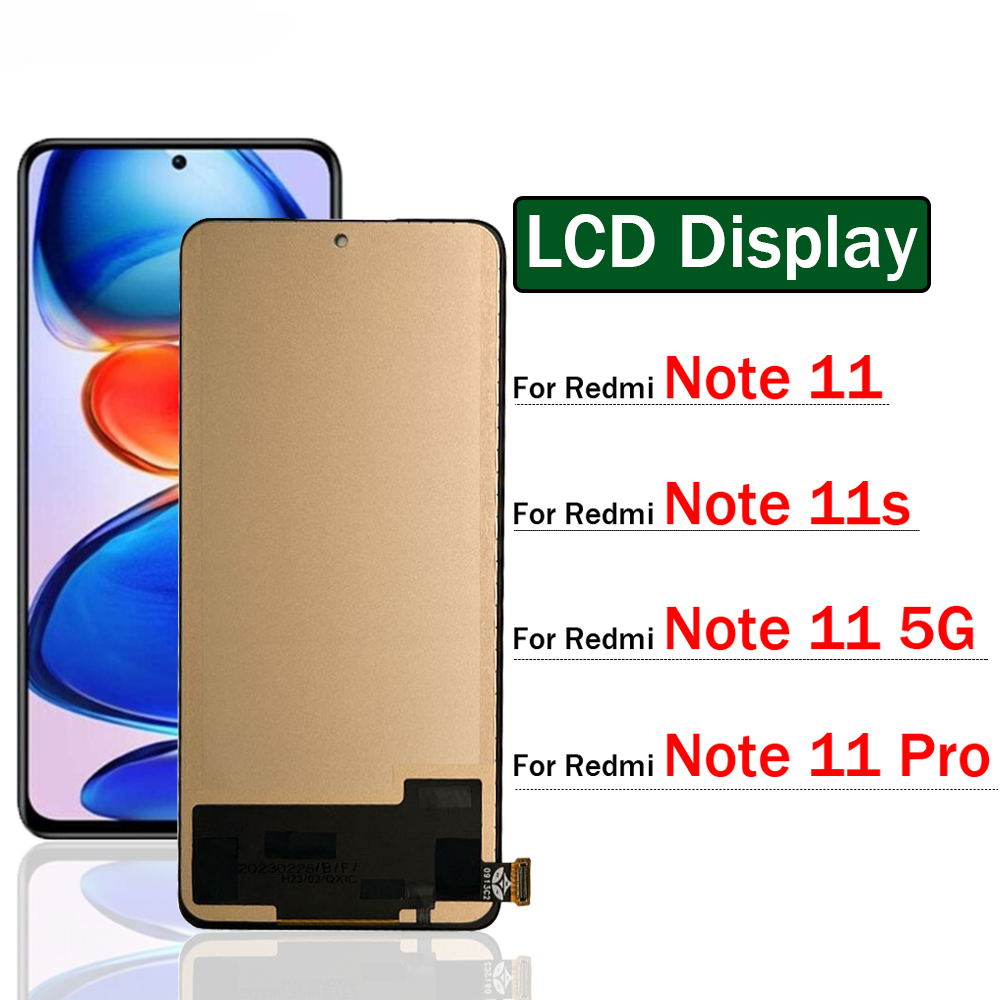 Redmi Note 11 Lcd Display - High-Quality 6.5 Inch Touch Digitizer