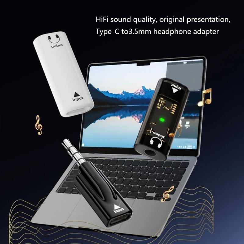 Trọng Lượng Nhẹ Xách Tay USB C Để 3.5Mm Thính giác Chuyển Đổi Chống Sốc PC Nhà Ở Cho Du Lịch Và sử dụng ngoài trời