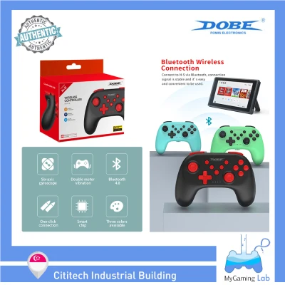 [SG Wholesaler] TNS-0117 DOBE Bluetooth Wire Gaming Controller For Nintendo Switch / Lite