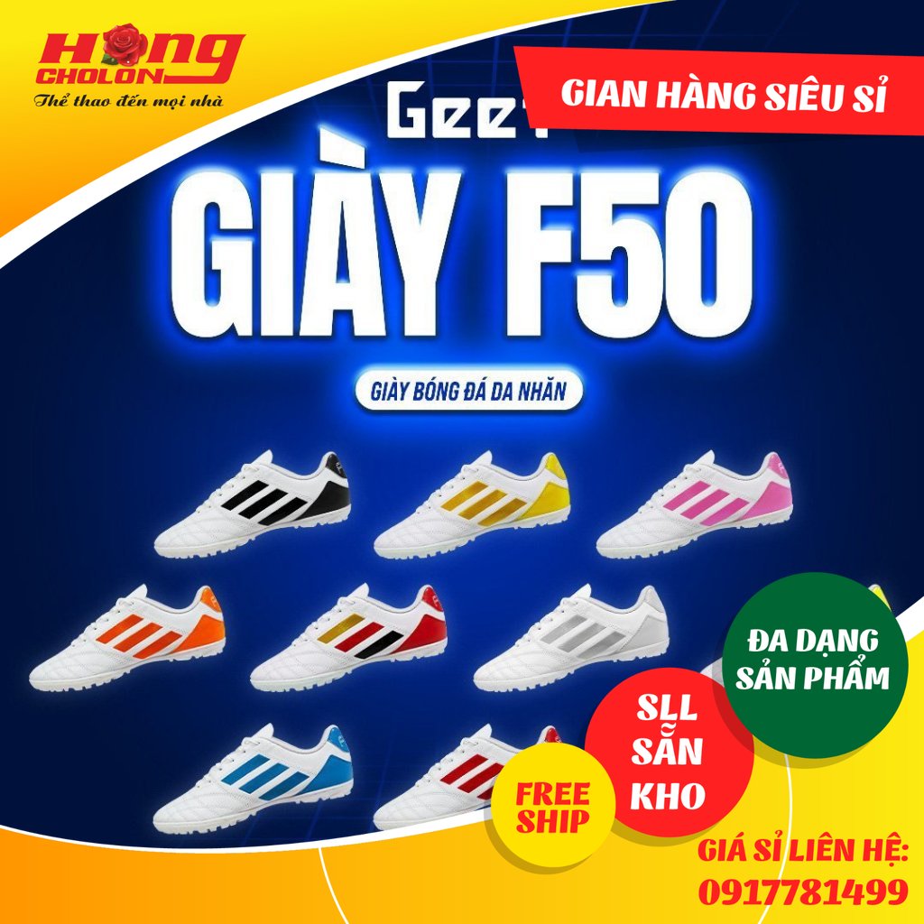 Giày bóng đá geet f50 chính hãng size 38-44