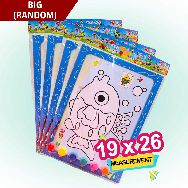 《 𝗜𝗡𝗦𝗣𝗜𝗥𝗜𝗡𝗚 𝗔𝗥𝗧𝗜𝗦𝗧𝗥𝗬 》 Kids DIY Water Color Painting Set Art Craft Paper Card Kad Mewarna 儿童水彩画 NWD