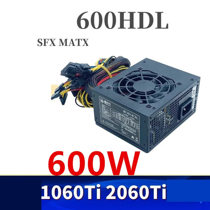 Ban đầu mới PSU cho xindongliSFX mATX 1060ti 2060ti 600W cung cấp điện 600hdl HK300-41GP FSP450-60GH