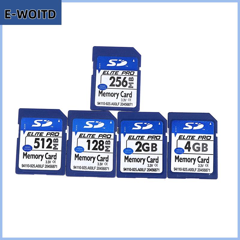 【E-WOITD】 128Mb 256MB 512MB 2GB 4GB SD มาตรฐานการ์ดหน่วยความจำดิจิตอลที่ปลอดภัย ราคา 52 บาท*ส่งฟรี